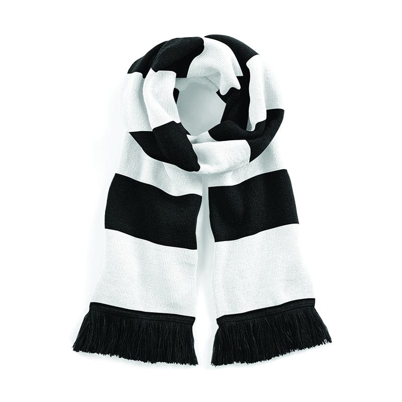 Beechfield Varsity Scarf Black / White