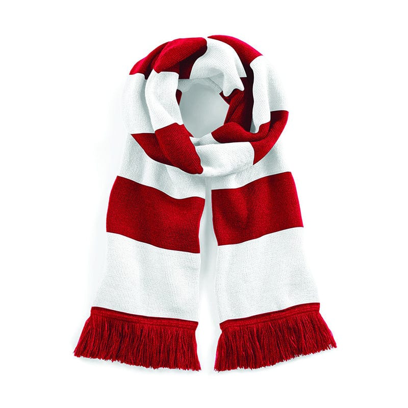 Beechfield Varsity Scarf Classic Red / White