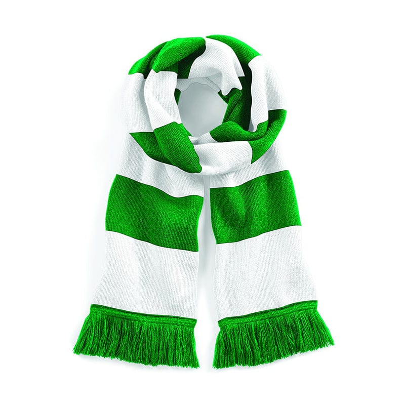 Beechfield Varsity Scarf Kelly Green / White