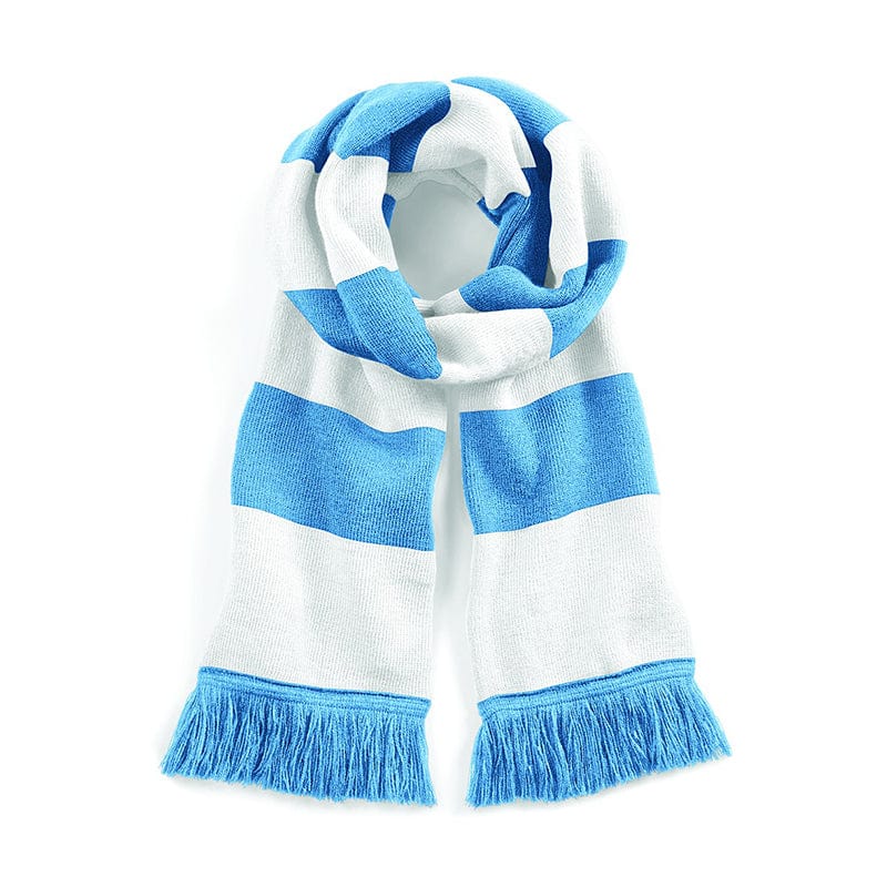 Beechfield Varsity Scarf Sky / White