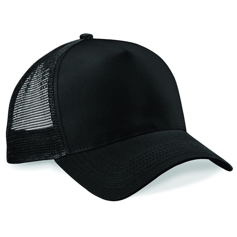 Beechfield Snapback Trucker Black / Black