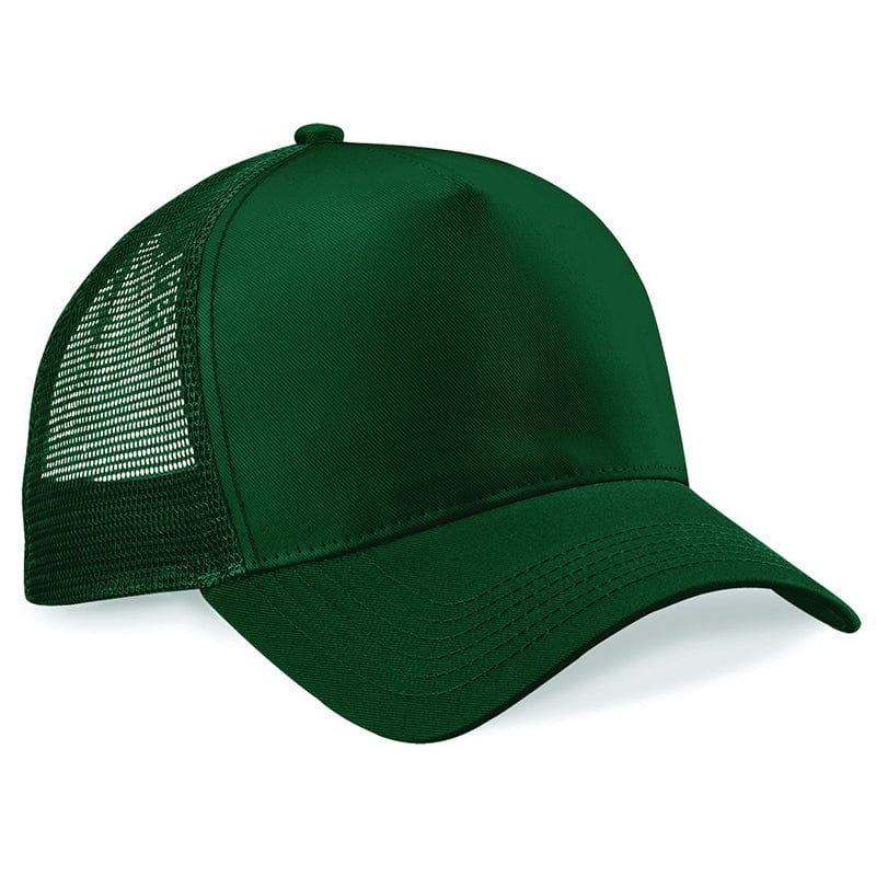 Beechfield Snapback Trucker Bottle Green / Bottle Green