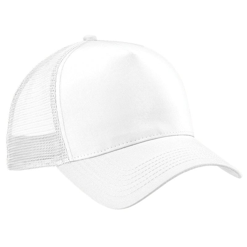 Beechfield Snapback Trucker White / White