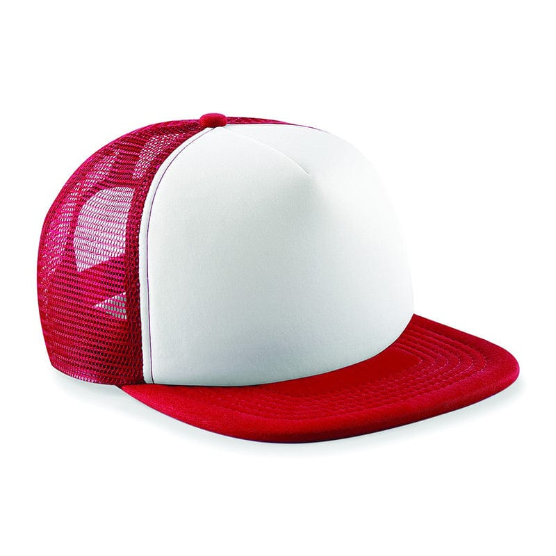 Beechfield Vintage Snapback Trucker Classic Red / White