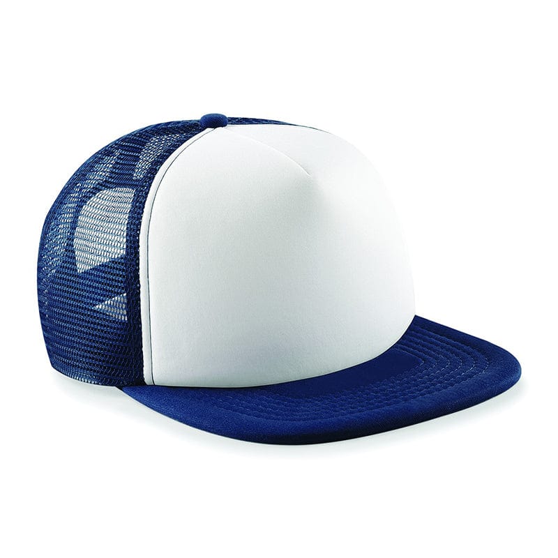Beechfield Vintage Snapback Trucker French Navy / White