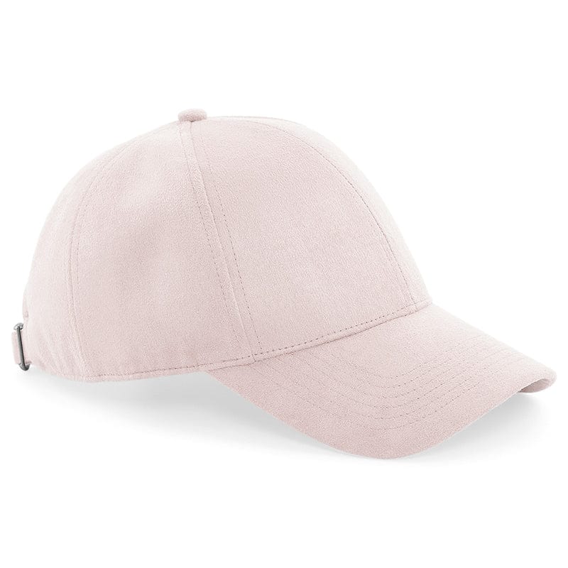 Beechfield Faux Suede 6 Panel Cap Dusty Pink