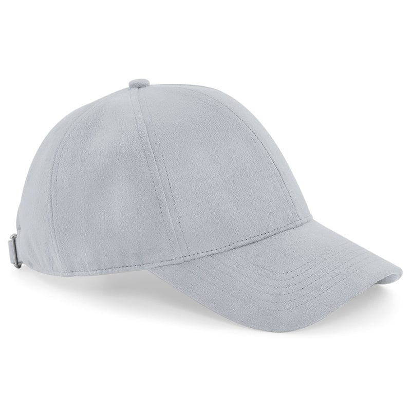 Beechfield Faux Suede 6 Panel Cap Grey