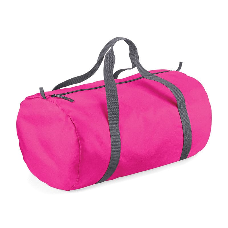 BagBase BG150 Packaway Barrel Bag Fuchsia