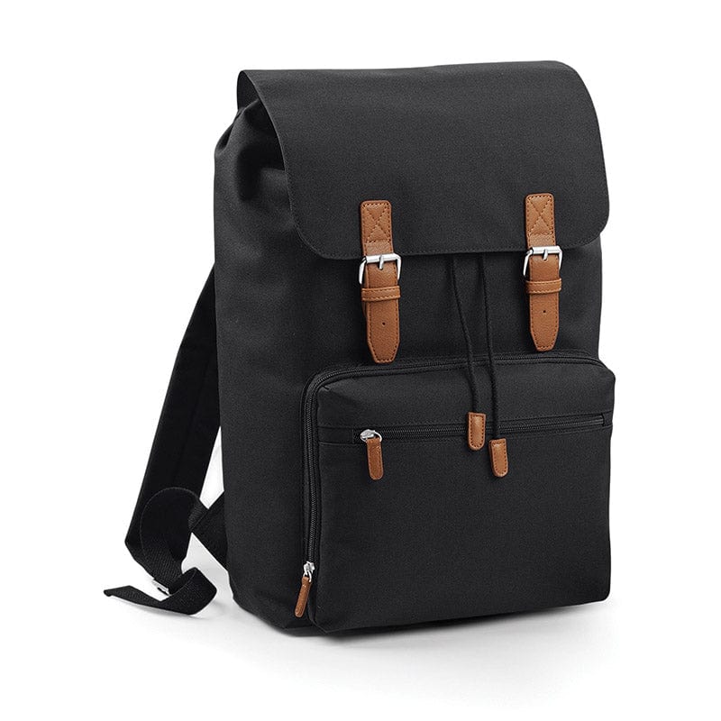 BagBase BG613 Vintage Laptop Backpack Black