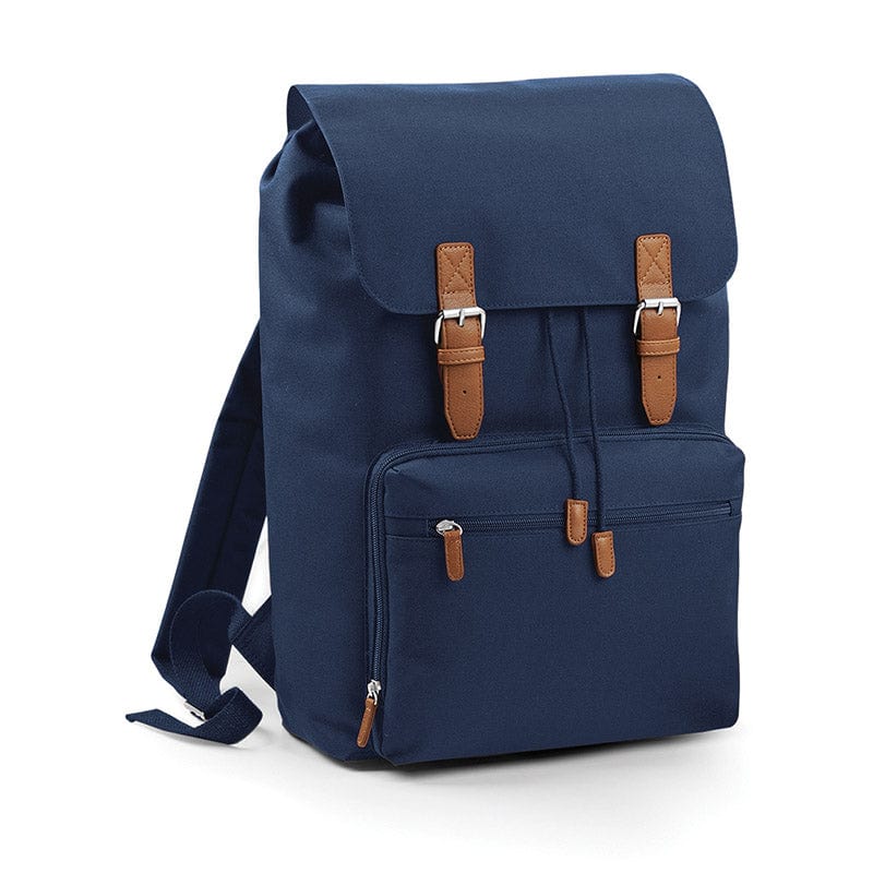 BagBase BG613 Vintage Laptop Backpack French Navy