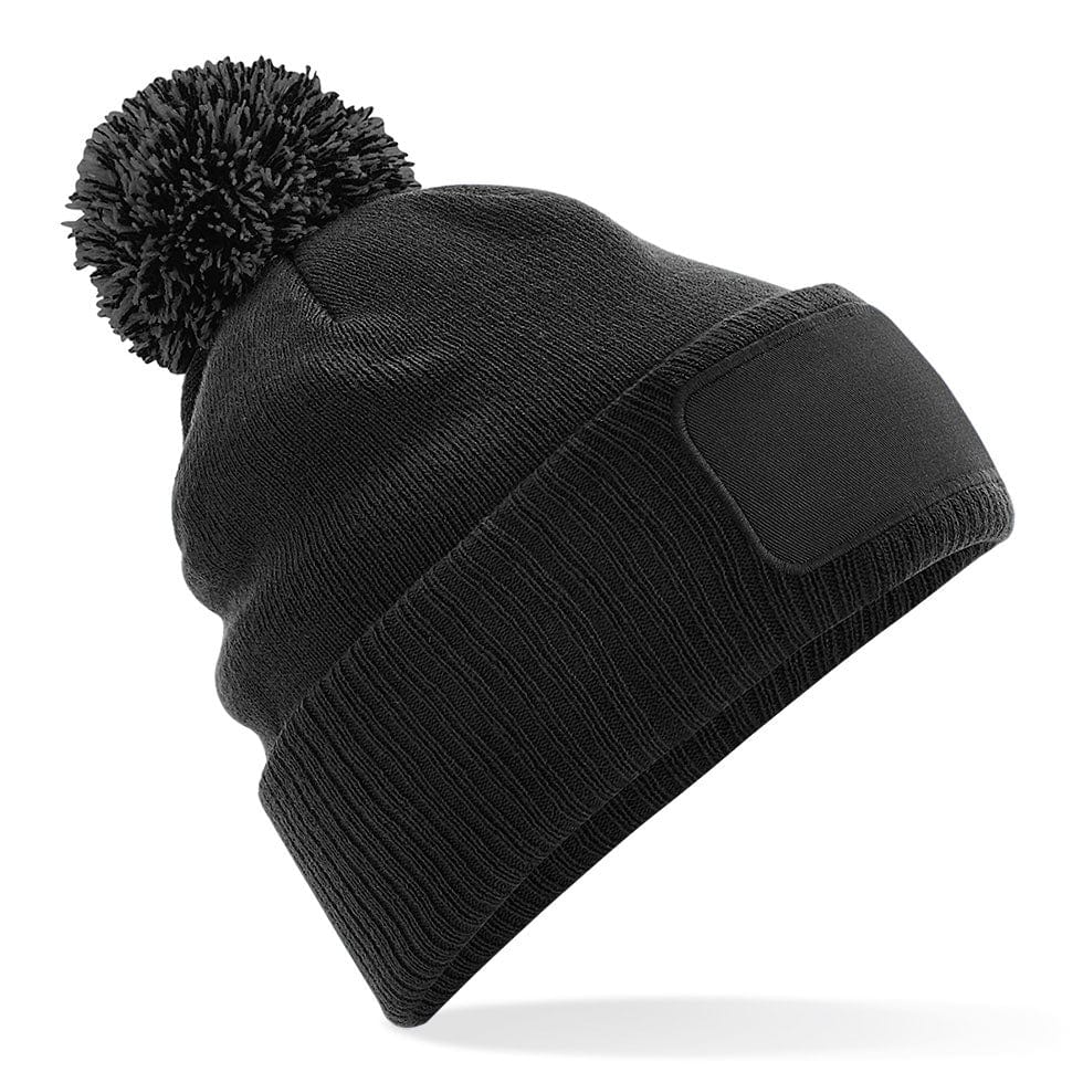Beechfield Snowstar Beanie Hat Black B443