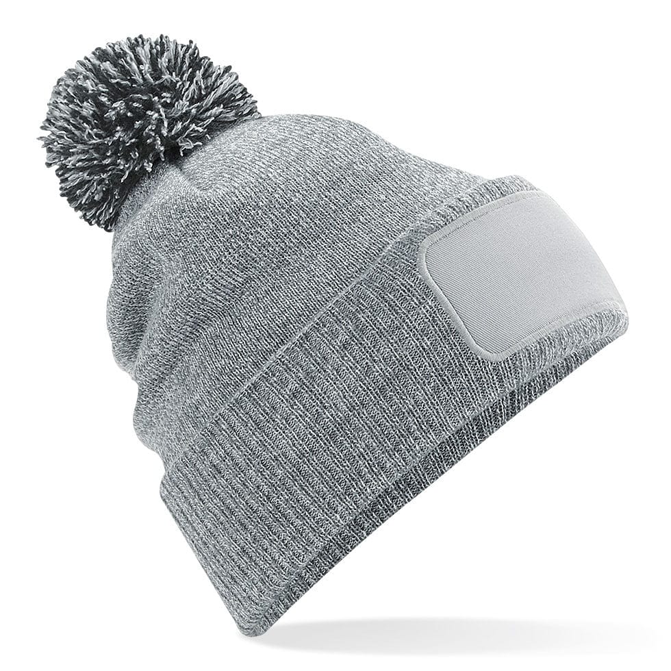 Beechfield Snowstar Beanie Hat Grey B443