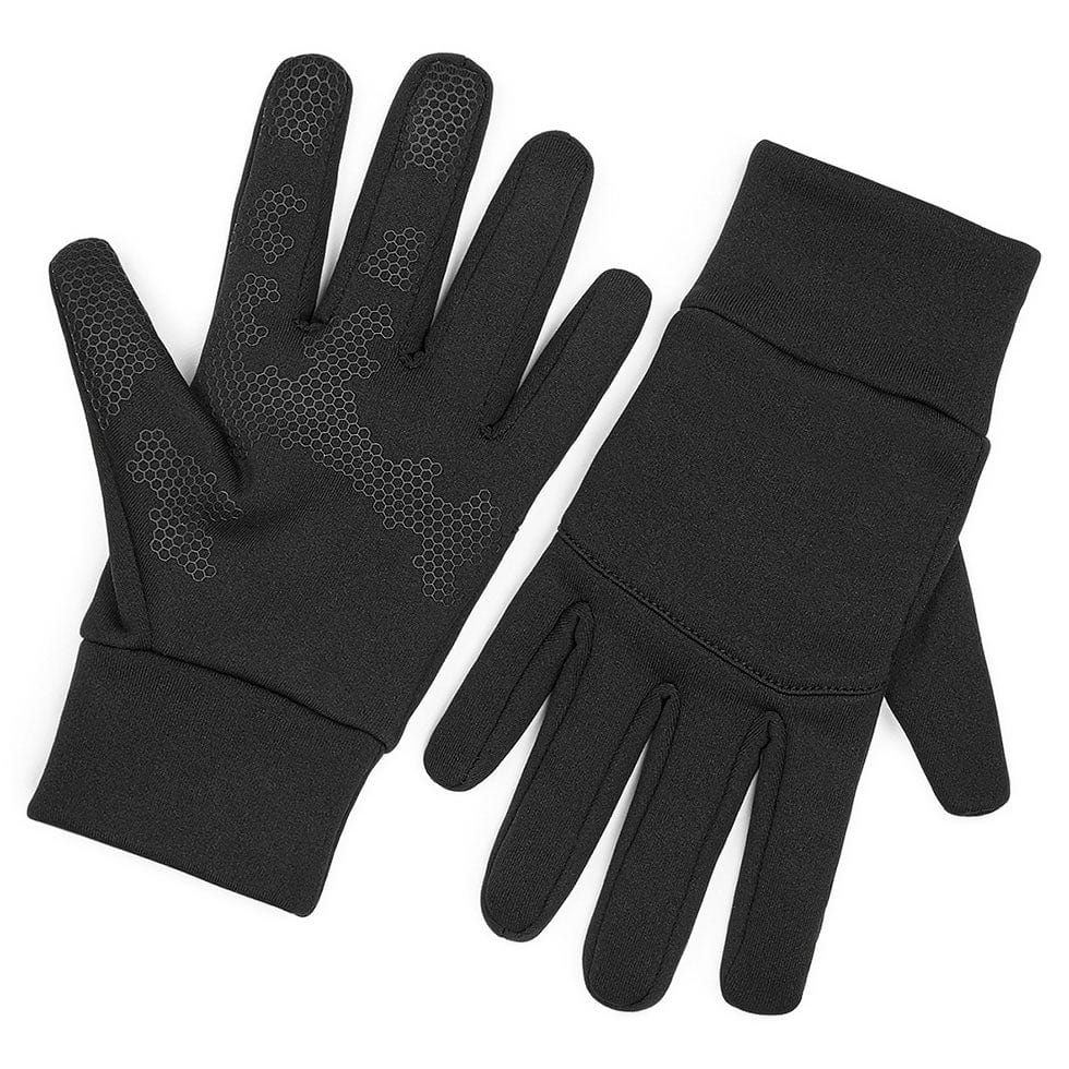 Beechfield B310 Black Softshell Gloves