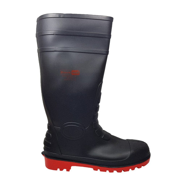 Black boots red sole 2025