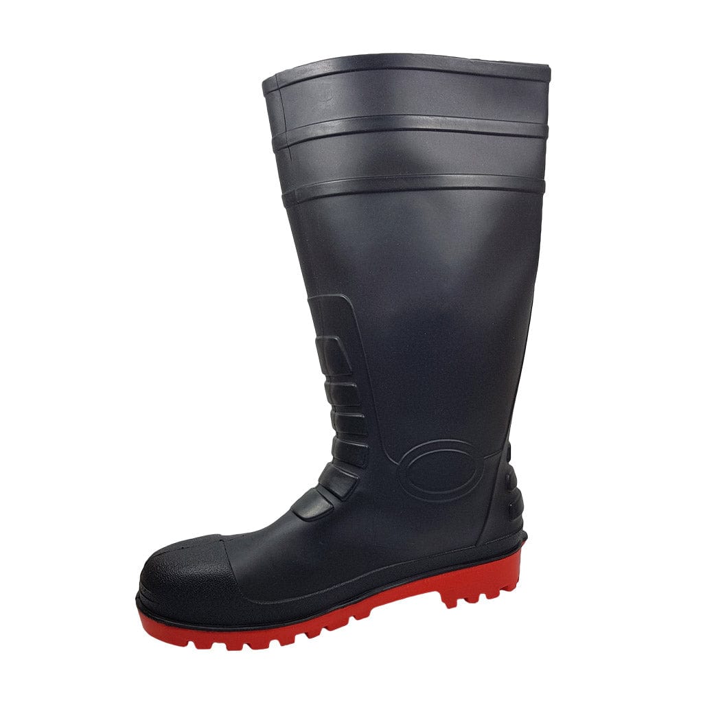 Blackrock Wellies Steel Toe Cap Wellington Boots Red Soles PPE