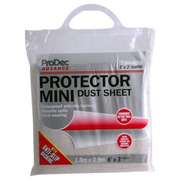 ProDec Advance 6' x 3' Anti-Slip Protector Dust Sheet 