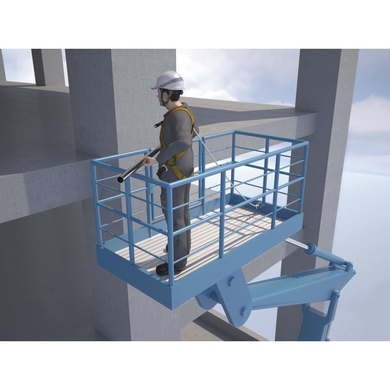 Height Restraint Harness Safety Kit Fall Arrest Lanyard (ELARA130V2) Delta Plus