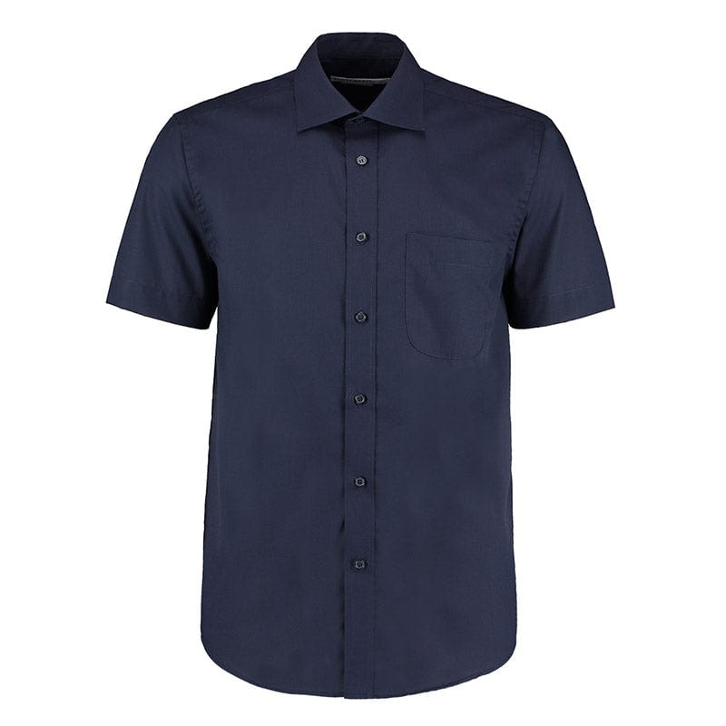 Kustom Kit KK102 Men&#39;s Short Sleeve Business Shirt Dark Navy