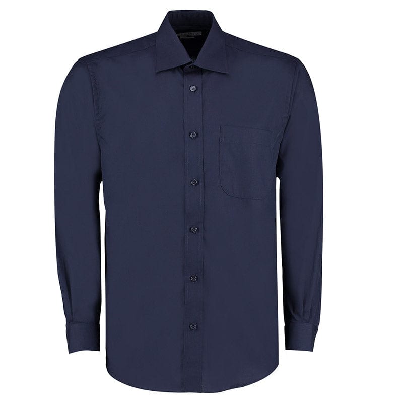 Kustom Kit KK104 Men's Long Sleeve Business Shirt Dark Navy