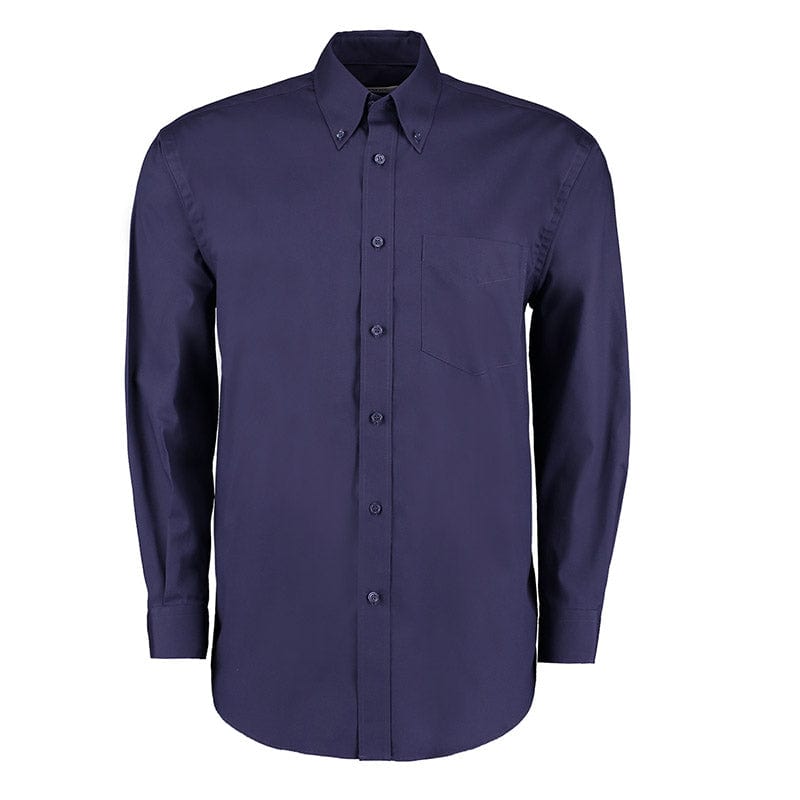 Kustom Kit KK105 Men's Long Sleeve Corporate Oxford Shirt Midnight Navy