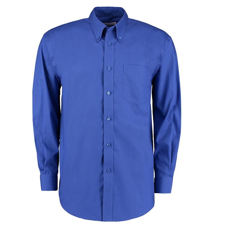 Kustom Kit KK105 Men's Long Sleeve Corporate Oxford Shirt Royal