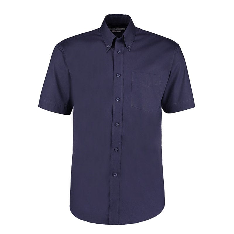Kustom Kit KK109 Men's Short Sleeve Corporate Oxford Shirt Midnight Navy