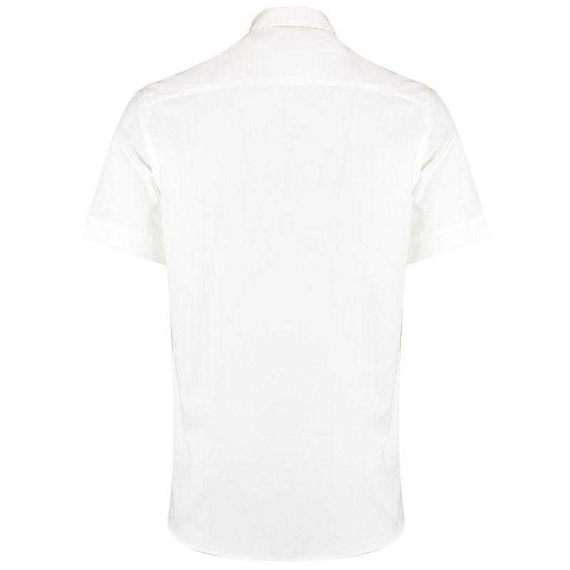 Kustom Kit KK187 Men's Short Sleeve Tailored Fit Premium Oxford Shirt 