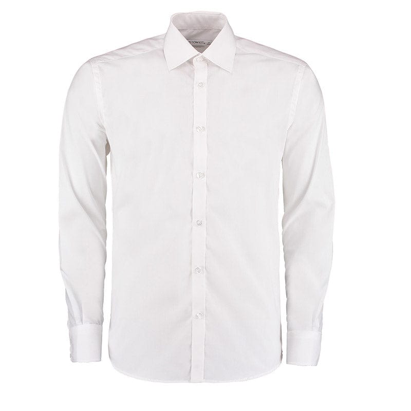 plain white business shirt