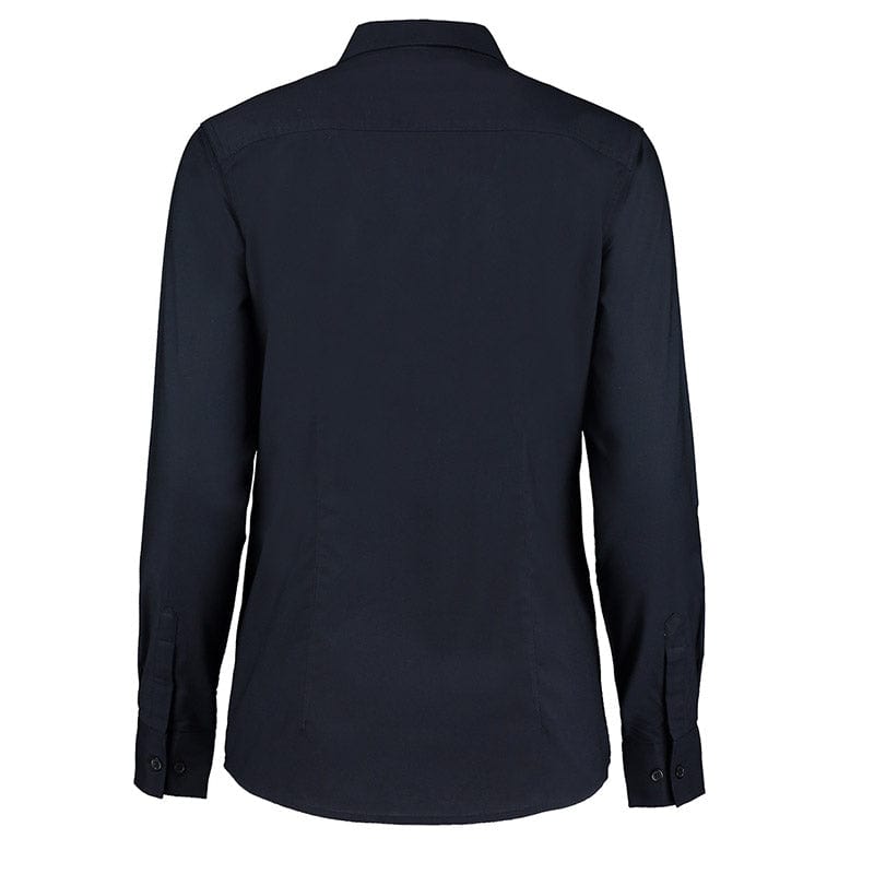 (カスタム・キット) Kustom Kit レディース オクスフォード ストレッチ テーラード 長袖シャツ トップス BC5431 (ホ Kustom Kit Ladies Long Sleeve Tailored Stretch Oxford Shirt