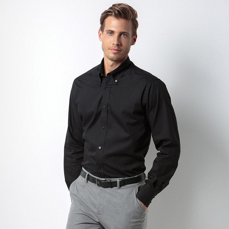 Kustom Kit KK386 Men's City Long Sleeve Business Shirt 