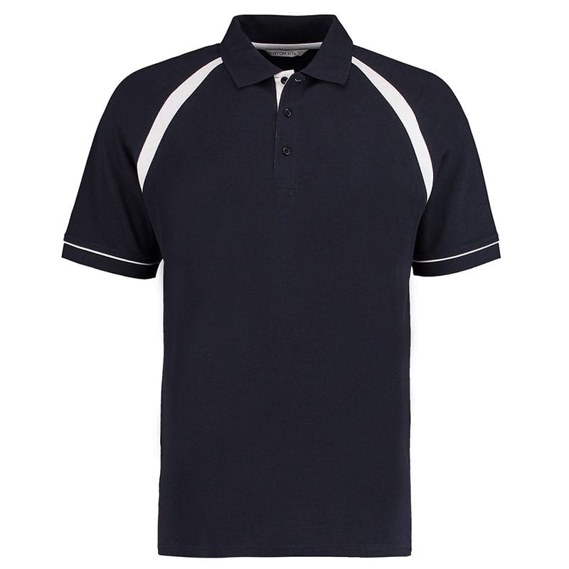 Kustom Kit KK615 Oak Hill Polo Shirt Navy / White