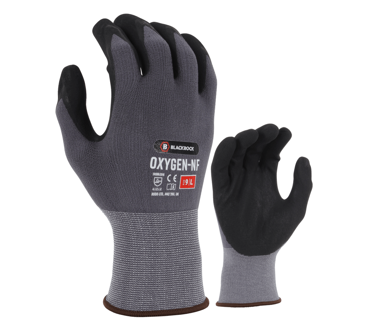 Blackrock Oxygen Nylon Nitrile Foam Work Gloves