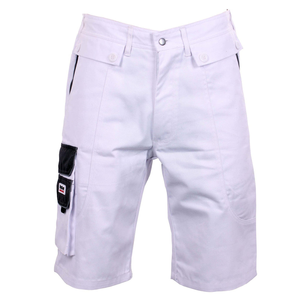 White hot sale painters shorts