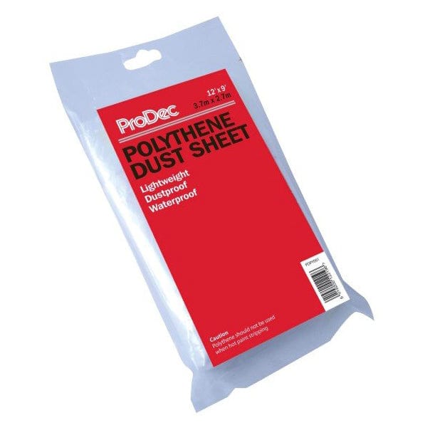 ProDec 12&#39; x 9&#39; Polythene Dust Sheet 