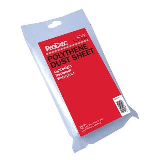 ProDec 12&#39; x 12&#39; Polythene Dust Sheet 