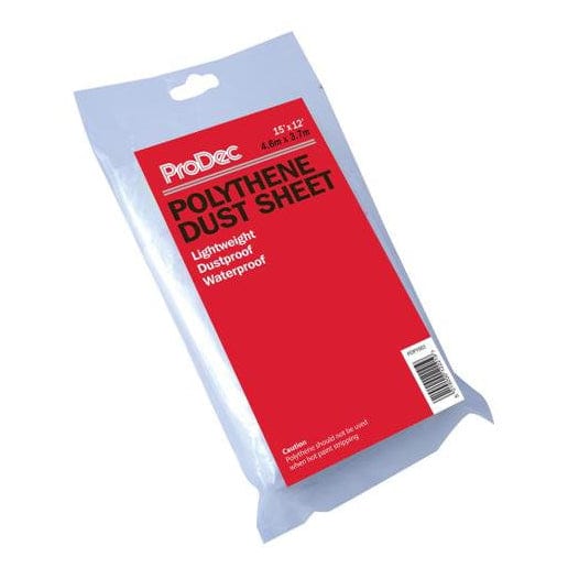 ProDec 15&#39; x 12&#39; Polythene Dust Sheet 