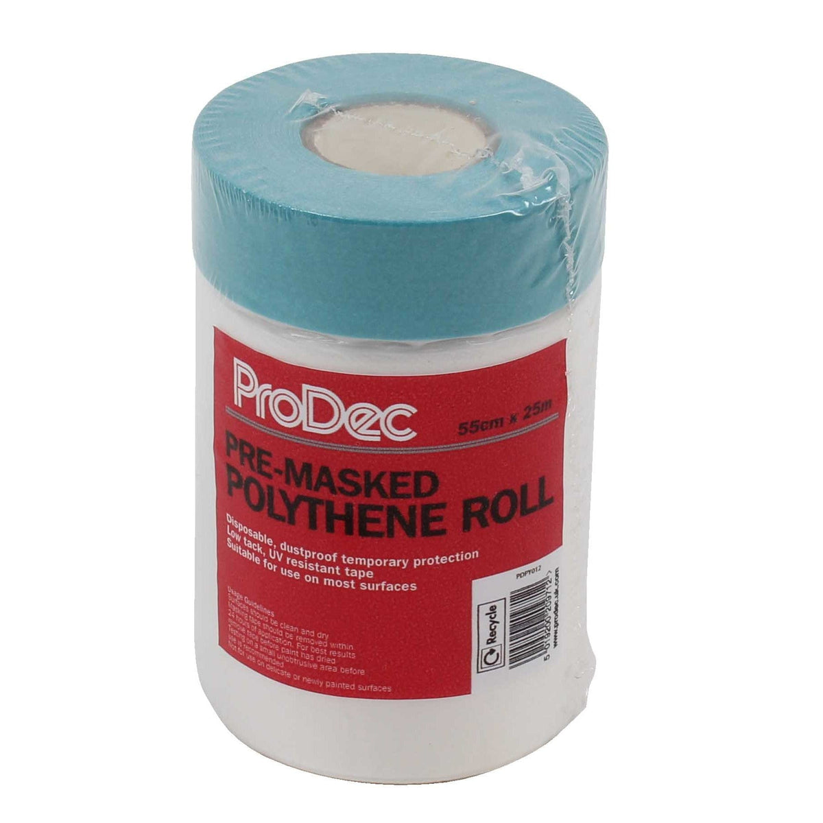 ProDec 55cm x 25M Polythene Dust Sheet Roll