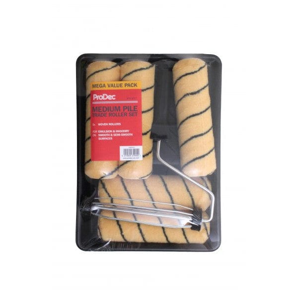 ProDec 9&quot; x 1.75&quot; Medium Pile Woven Roller &amp; Tray Kit 5 Refills
