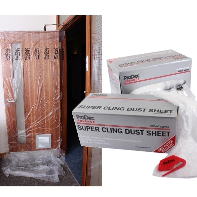 ProDec Advance 4m x 50m Super Cling Polythene Dust Sheet Roll