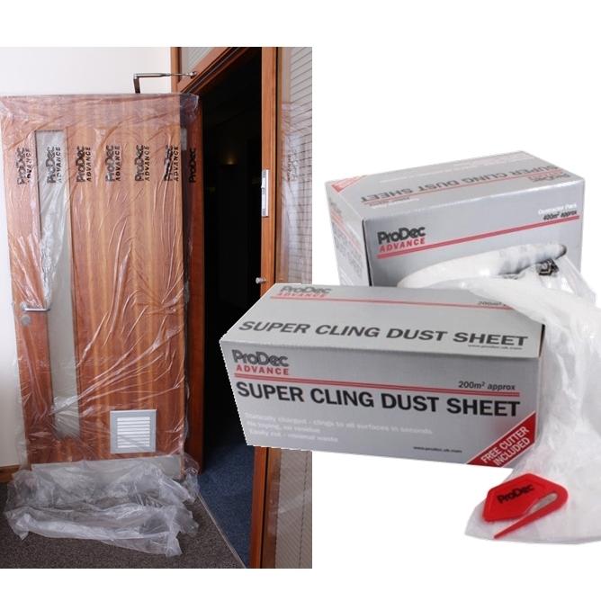 ProDec Advance 4m x 25m Super Cling Polythene Dust Sheet Roll