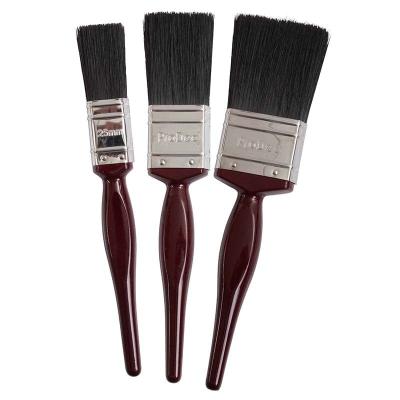 ProDec All Purpose 3 Piece Set Paint Brushes 