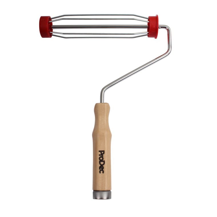 ProDec 9&quot; x 1.75&quot; Push Fit Wooden Handle Roller Frame 