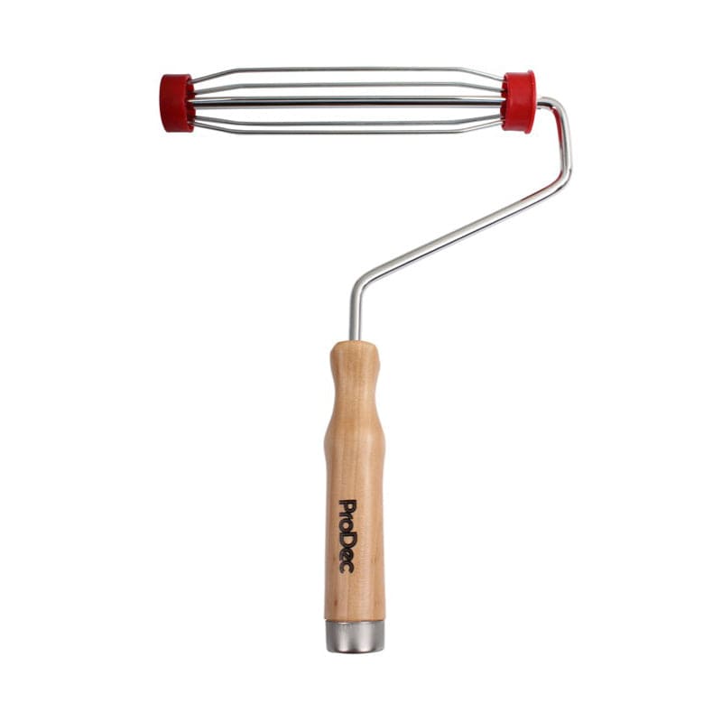 ProDec 9&quot; x 1.5&quot; Screw Fit Wooden Handle Roller Frame 