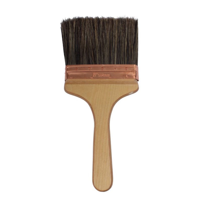 ProDec Pure Bristle Wall Brushes Copper Ferrule 6"