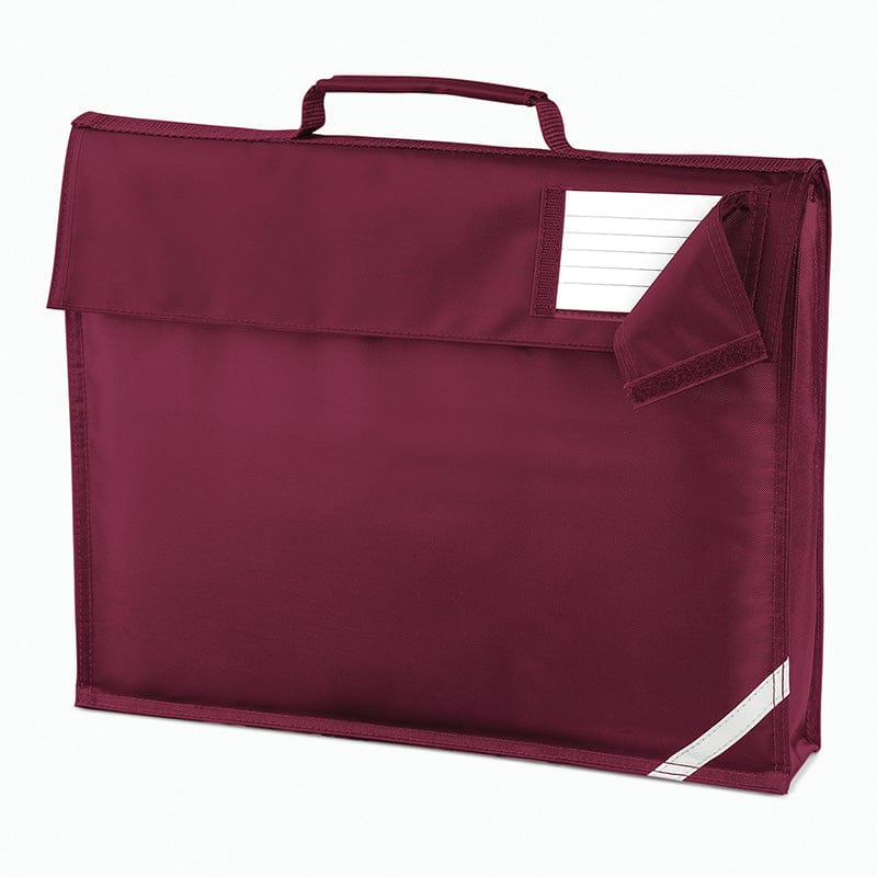 Quadra Junior Book Bag Burgundy