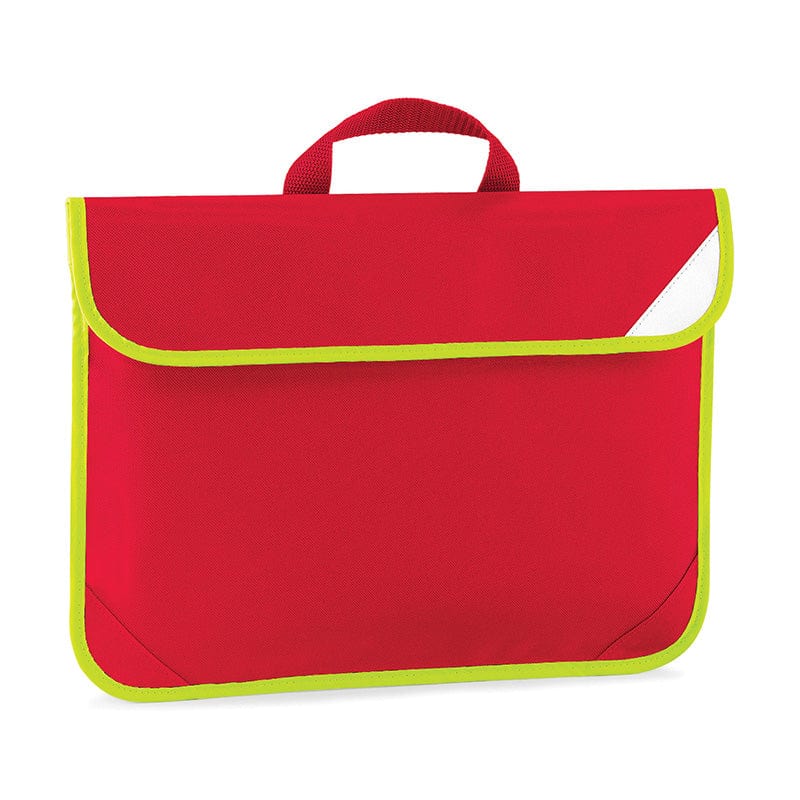 Quadra Enhanced-Viz Book Bag Classic Red