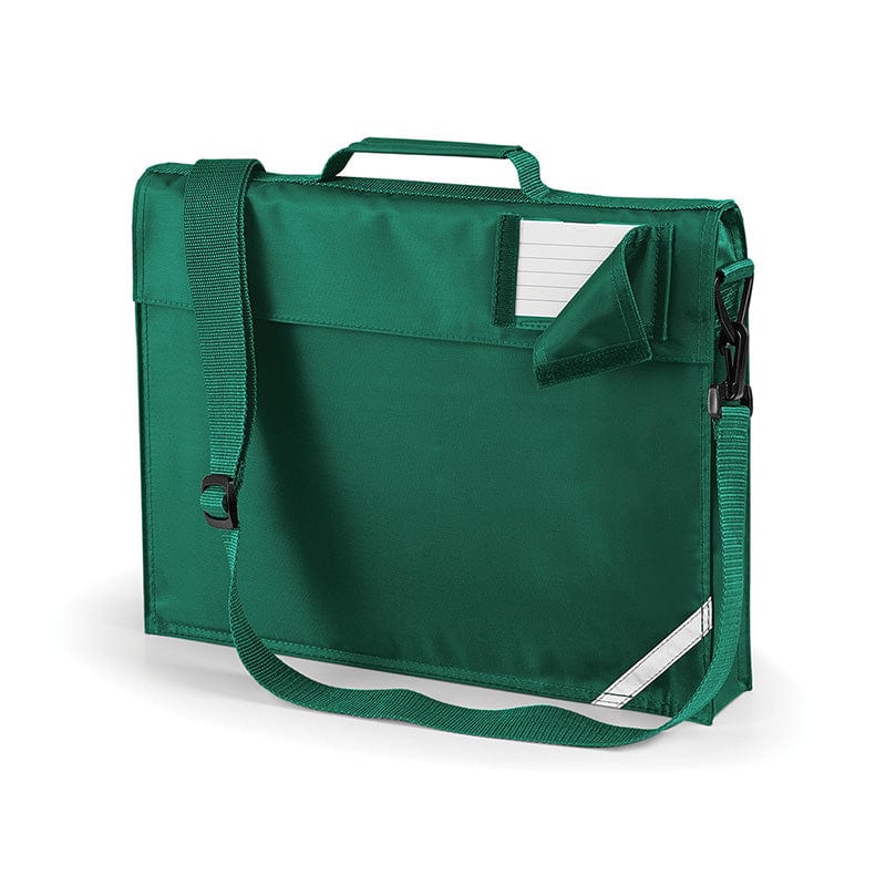 Quadra Junior Book Bag With Strap Bottle Green