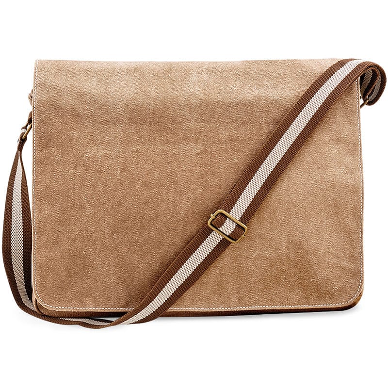 Quadra Vintage Canvas Despatch Bag Sahara