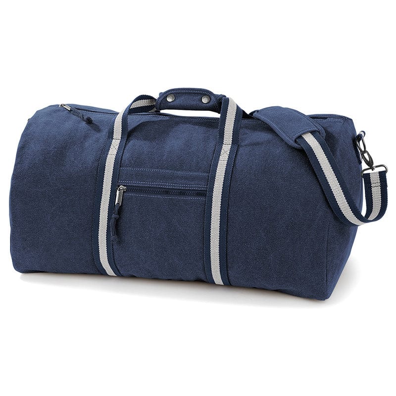 Quadra Vintage Canvas Holdall Vintage Oxford Navy