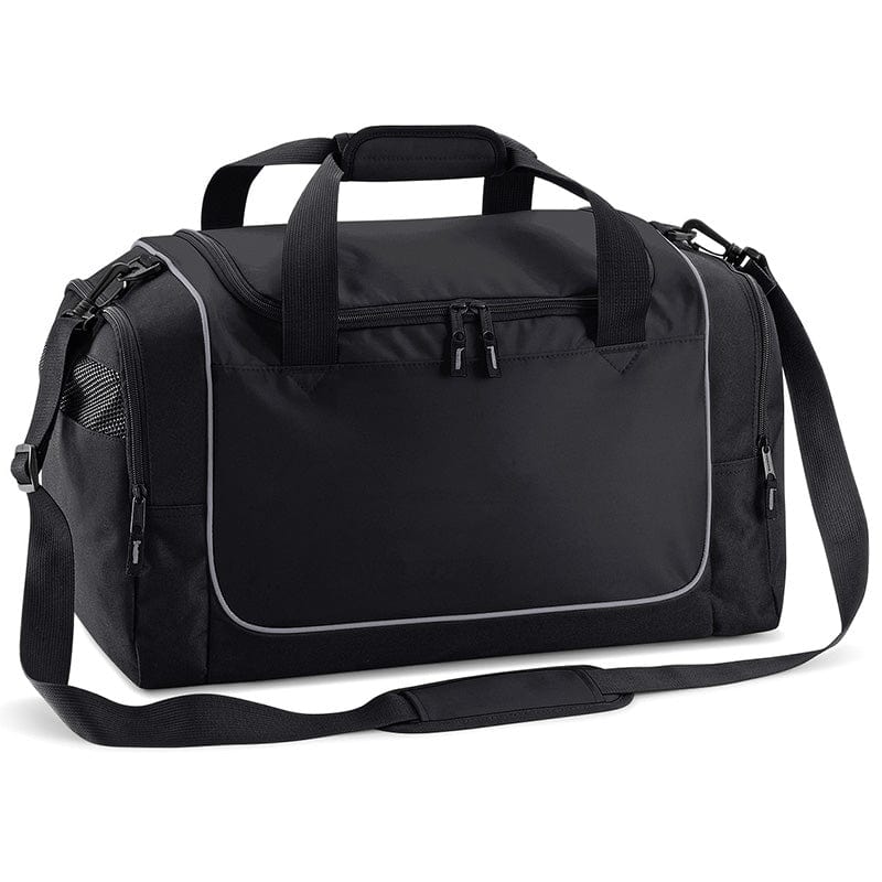 Quadra Teamwear Locker Bag Black / Light Grey